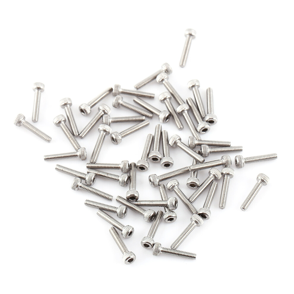 M2 304 Stainless Steel Allen Screws With Hex Nuts Washers Assortment Fasteners(Cap Head) 9361324461122