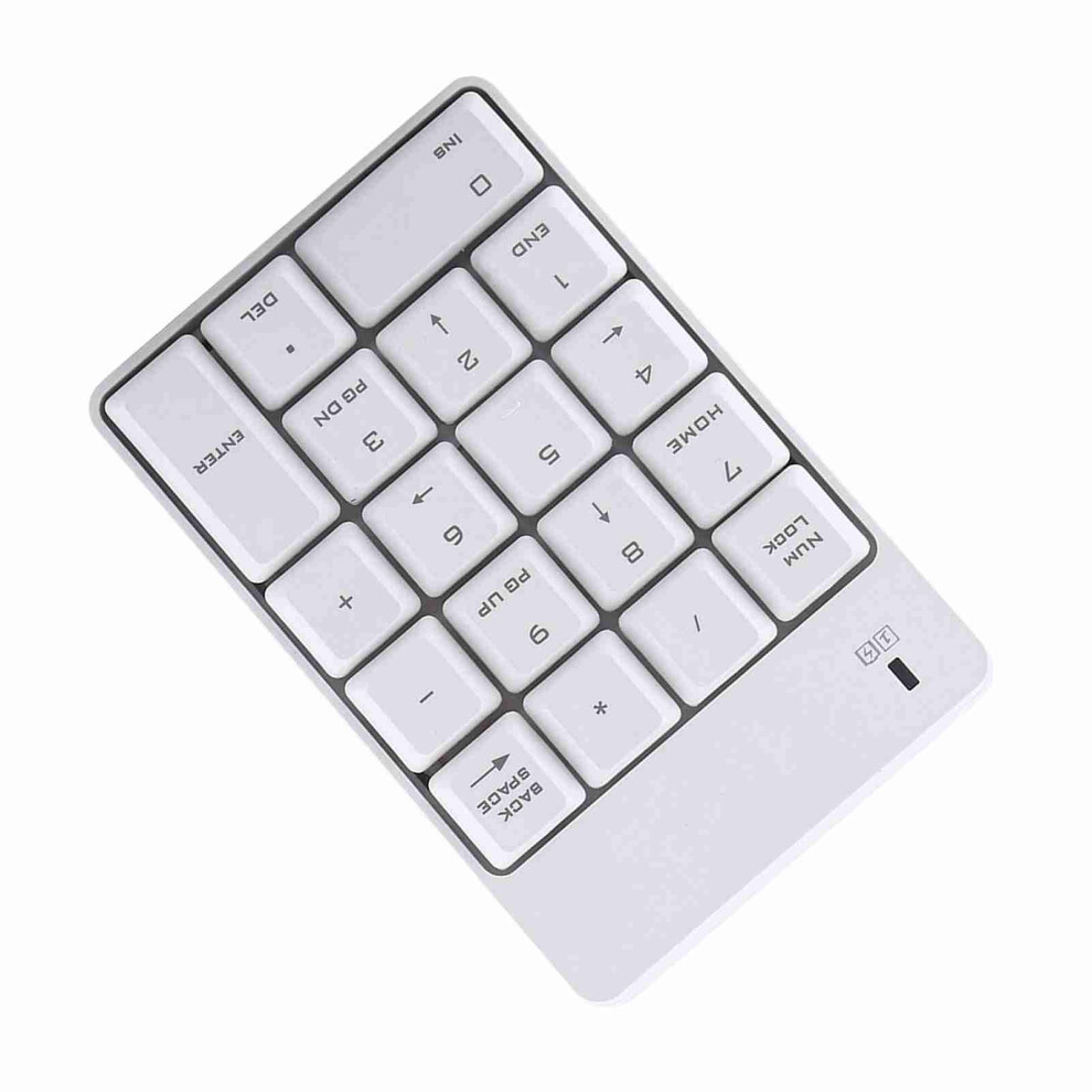 2.4Ghz Wireless Usb Numeric Keypad Numpad Number 18 Keys Laptop Pc New White 8111324461131