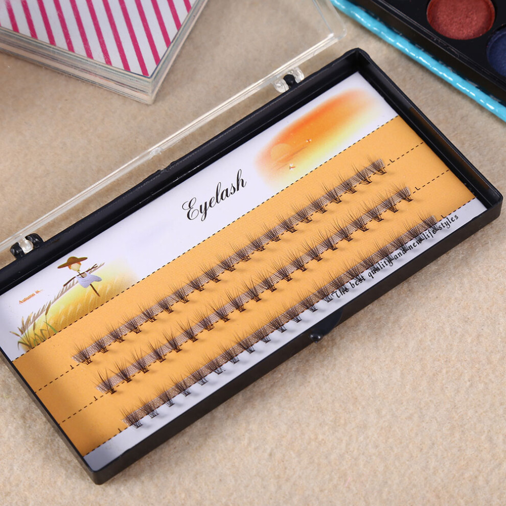 Natural Soft False Eyelash Extension Deluxe Lashes VOLUME Flase Fans 3d Eyelashes(6mm)