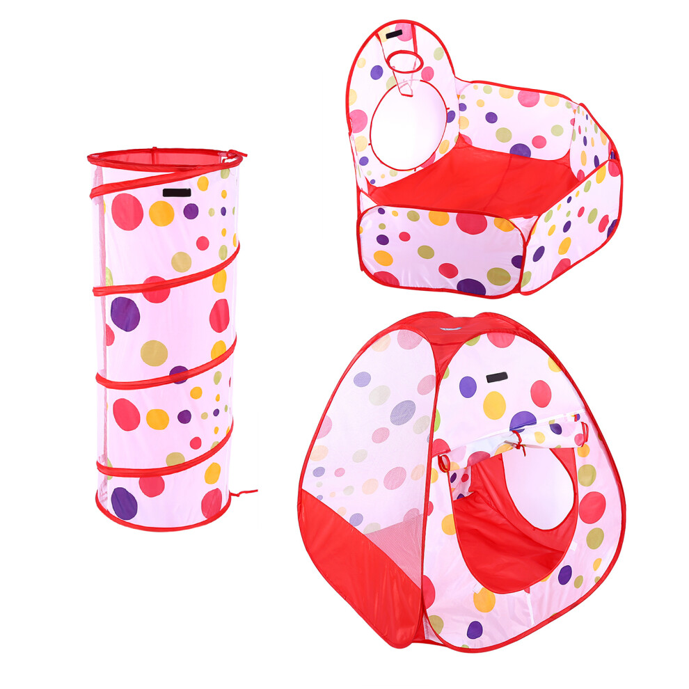 3Pcs/Set Children Baby Play House Tent Tunnel Ball Pool Pop Up Kids Indoor Outdoor Toys-image-OPC-PHWP5W8-NEW