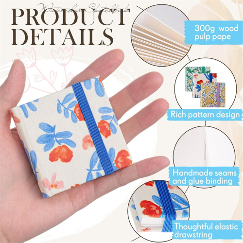 3 Pcs Sketchbook 20 Sheets Textured Drawing Papers Watercolor Book 2