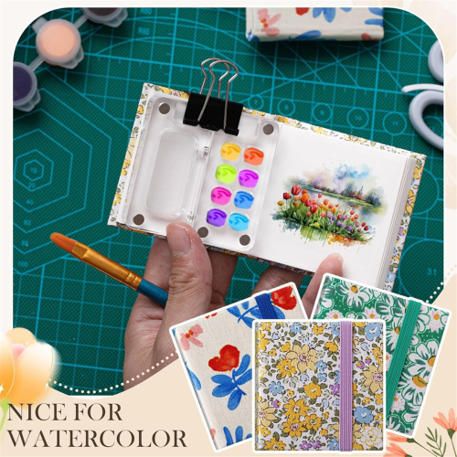 3 Pcs Sketchbook 20 Sheets Textured Drawing Papers Watercolor Book 1