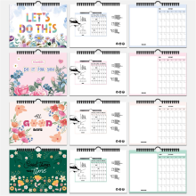 Flower Calendar Planner Floral Monthly Planner