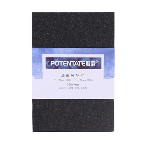POTENTATE Mini-Aquarell-Skizzenbuch für Künstler, Orgeldesign
