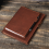 Retro Leather Book Cover Sleeve Protector Office School Supplies B5 6