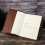 Retro Leather Book Cover Sleeve Protector Office School Supplies B5 2