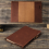 Retro Leather Book Cover Sleeve Protector Office School Supplies B5 5