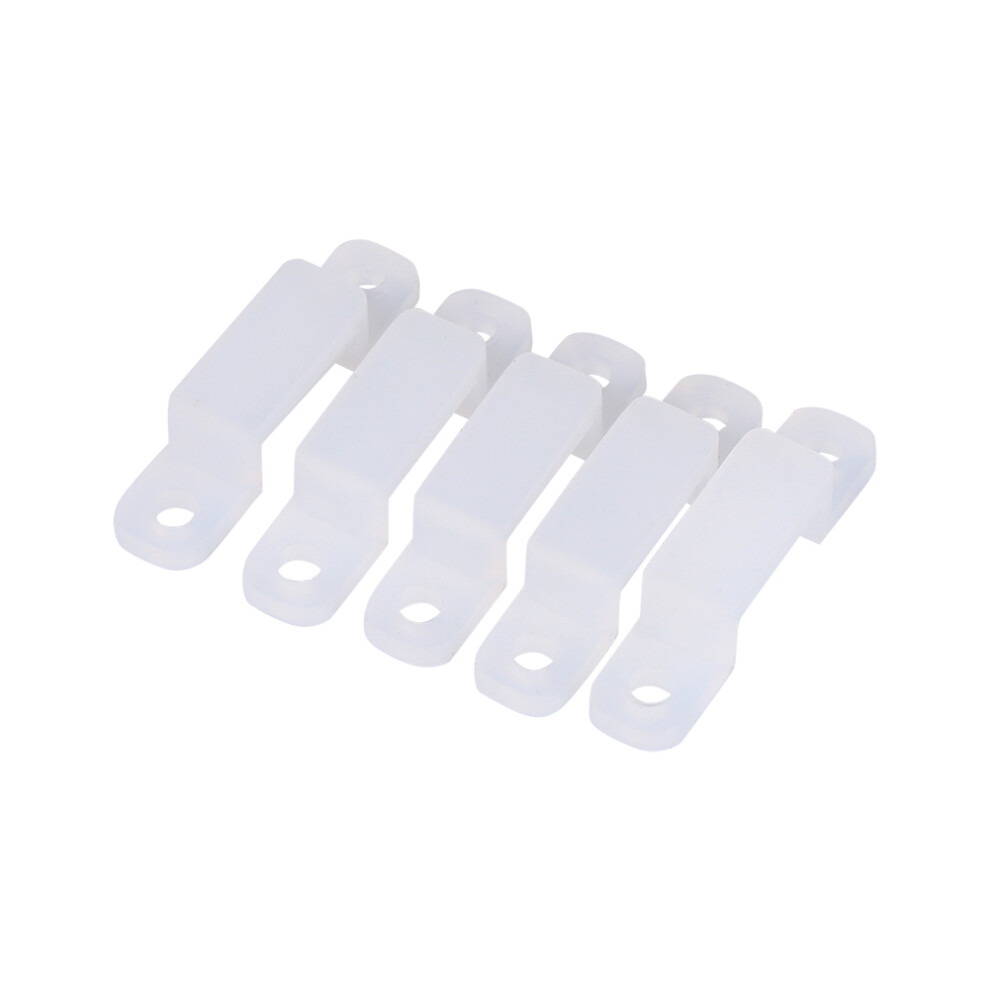 8Mm Silicone Holder Clip For Fixing 3528 5050 1210 Rgb Led Strip Light 100 Pcs 7901324461696