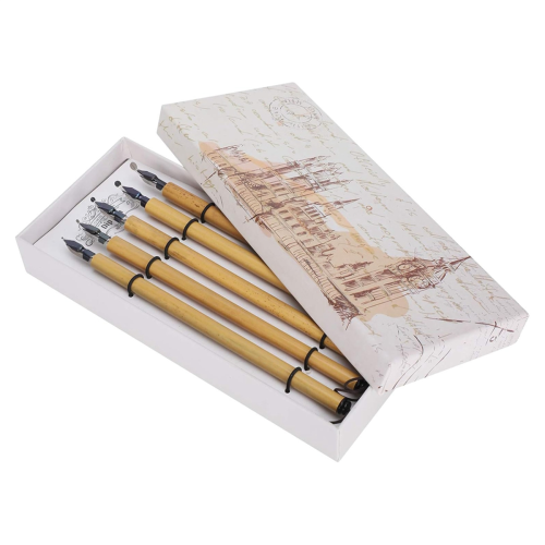 5PCS Calligraphy Dip Pen, Vintage Handcrafted Calligraphy Pens