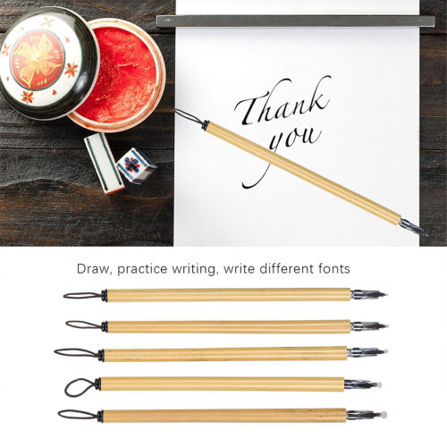 5PCS Calligraphy Dip Pen, Vintage Handcrafted Calligraphy Pens 1
