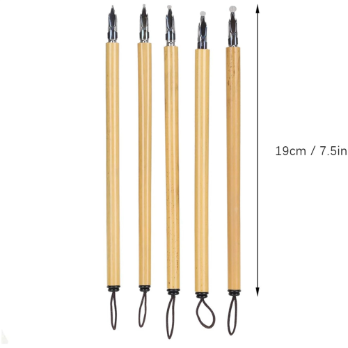5PCS Calligraphy Dip Pen, Vintage Handcrafted Calligraphy Pens 2