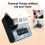 M221 Label Maker Machine Bluetooth Portable Label Maker White 4