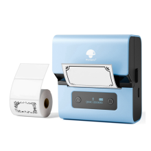 M221 Label Maker Machine Bluetooth Portable Label Maker Blue