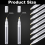 24 Pack 6 mm 3 mm Empty Fillable Blank Paint Touch Up Pen Markers 4
