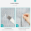 Screen window repair patch door curtain mosquito net mesh patch Gray 6