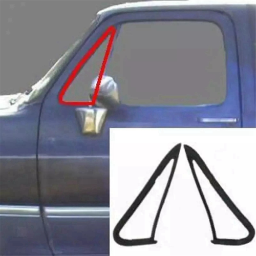 2 Pieces Front Vent Glass Window Weatherstrip Seals Set for 1