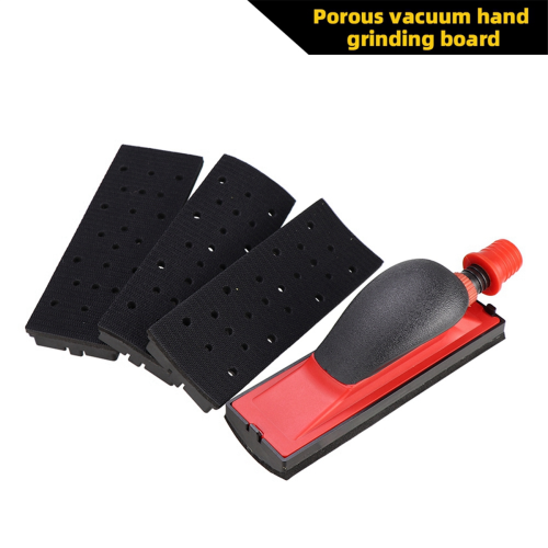 70x198mm Vacuum Sanding Block 5Pcs Set, 4Pc Backing Polishing Pad 2