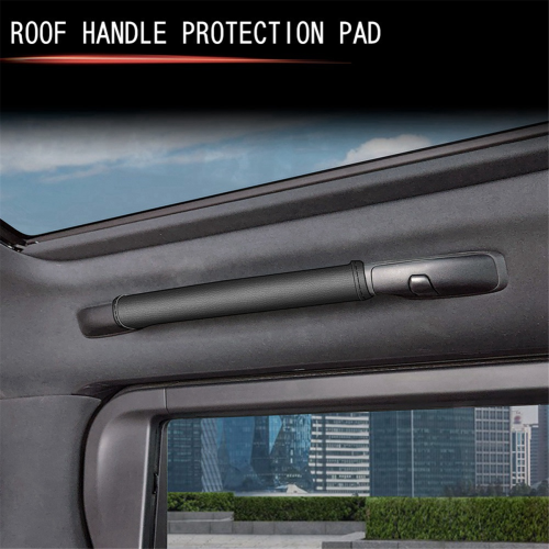 Car Roof Handle Leather Protection Pads with Sponge for 2