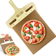Sliding Pizza Peel-Pizza Peel Shovel With Handle, Dishwasher Safe Pizza Peel