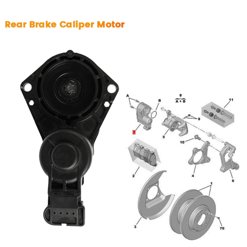 4-poliger Bremssattelmotor hinten für 308S 408 1