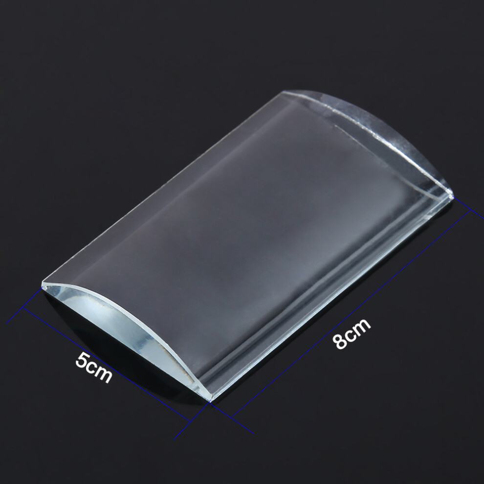 Curved Tile Large Volume Eyelash Extension Stand Glass Glue Pallet