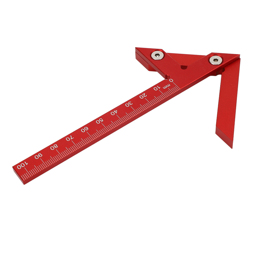 Center Gauge 105Mm 45 90 Aluminum Alloy Line Ruler Measuring Scribing Tool For Woodworking 6921324463712