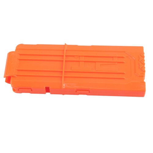 1PC 12 Round Darts Replacement Plastic Magazines Clip Orange 1