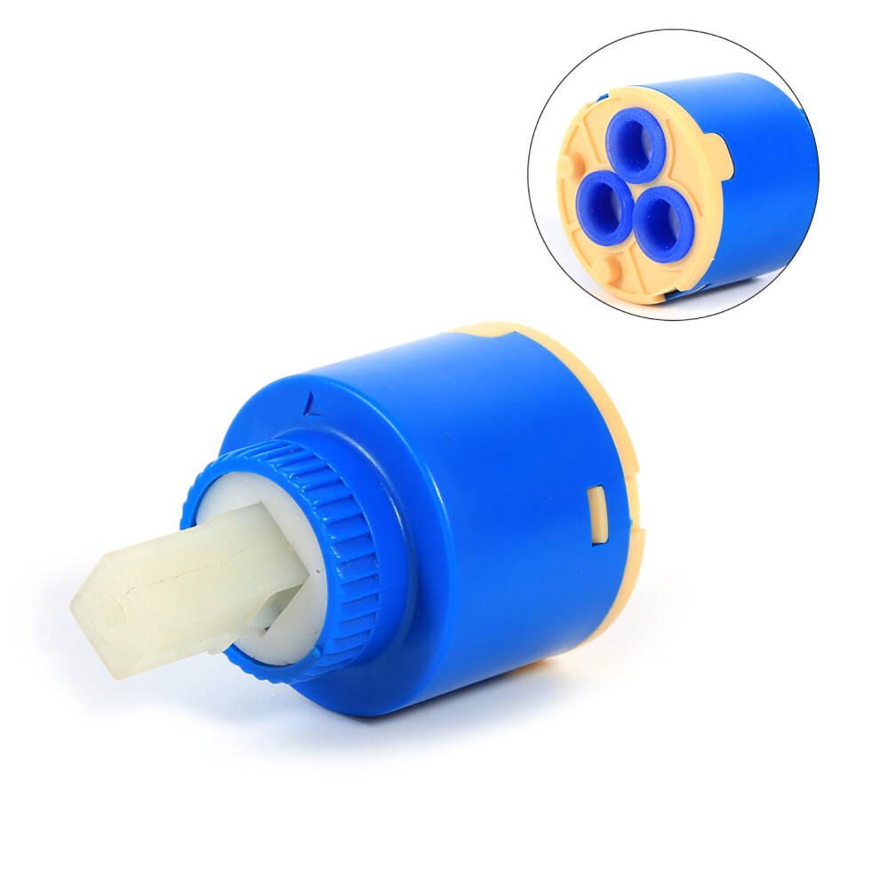 35Mm Ceramic Cartridge Water Mixer Tap Inner Control Faucet Valve Pp Plastic Blue Practical 6921324464610