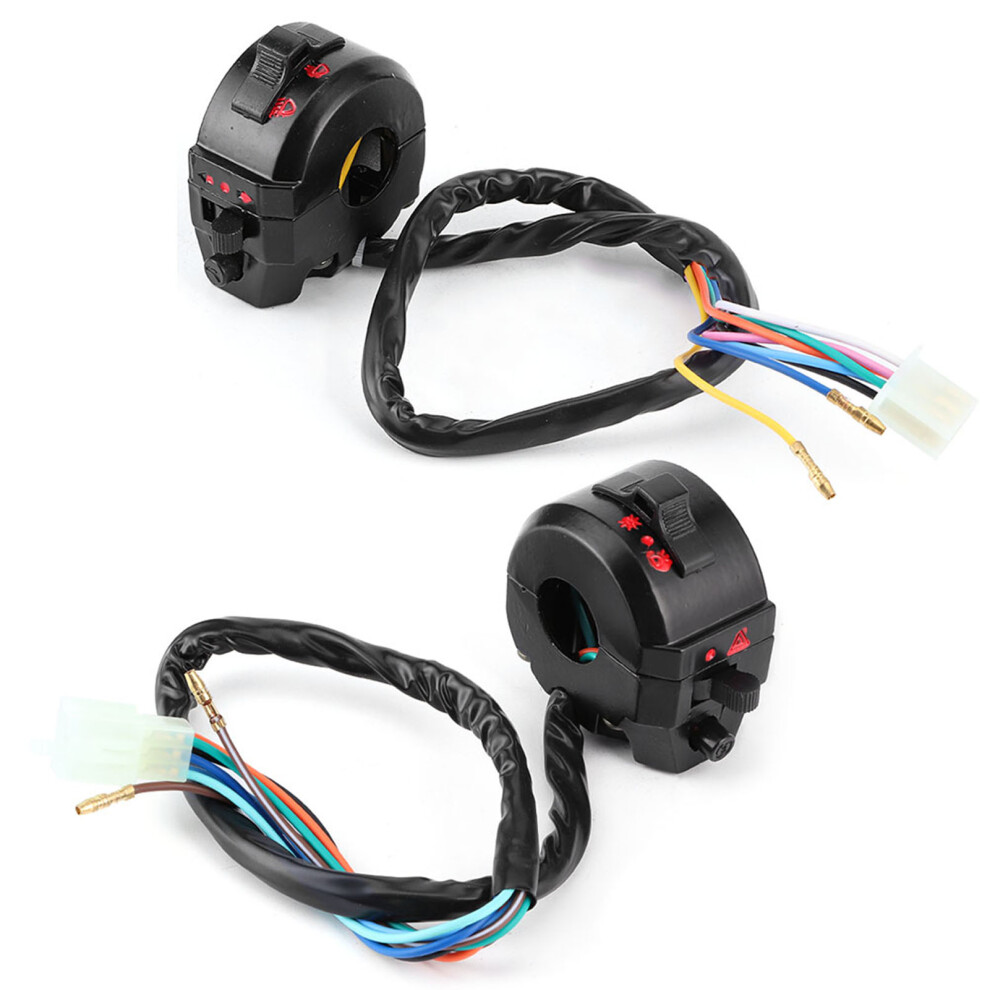 Motorcycle Handlebar Horn High Low Beam Turn Signal Switch Control Left Right Side 8111324463876