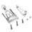 Motorcycle Steering Damper Mounting Bracket for Silver 4