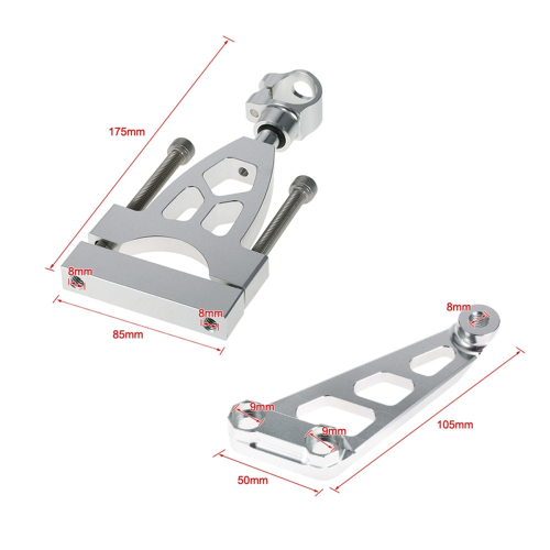 Motorcycle Steering Damper Mounting Bracket for Silver 1