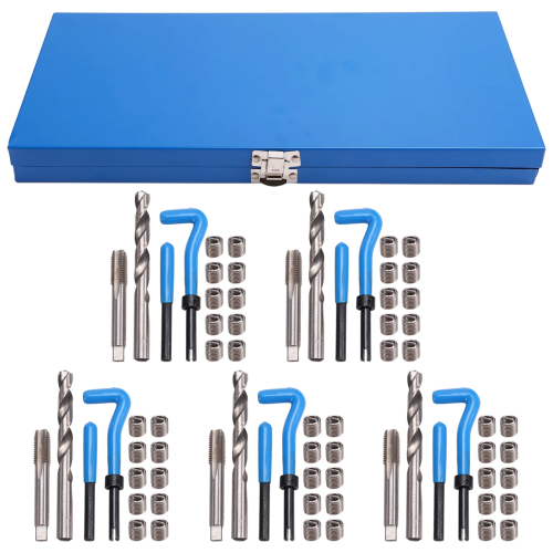 131-teiliges SAE-Gewindereparaturset, HSS-Bohrer-Set, Standard 2