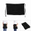 Unisex Short Solid Color Apron Kitchen Cooking Pub Cafe Waiter Waitress Black 4