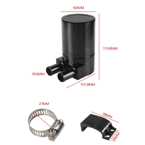 Car Engine Oil Breathable Pot Kit with Radiator Hose for 2