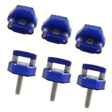 6PCS Auto Hardtop Schrauben Schnelle Entfernung Daumen Schraube für Blau