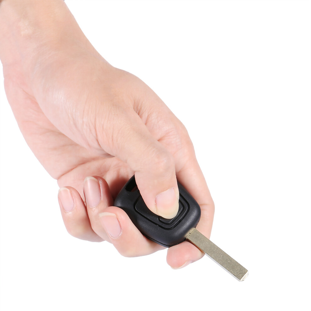 2 Buttons Uncut Blank Blade Remote Car Key Fob Shell Case For Peugeot 107 207 307 407 4691324465413