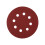 125mm Grinding Discs Red Sanding Discs 8 Hole Grit Sand Papers(320#) 3