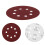 125mm Polishig Discs Red Sanding Discs 8 Hole Grit Sand Papers(60#) 1