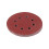 125mm Buffing Pads Red Sanding Discs 8 Hole Grit Sand Papers(150#) 2