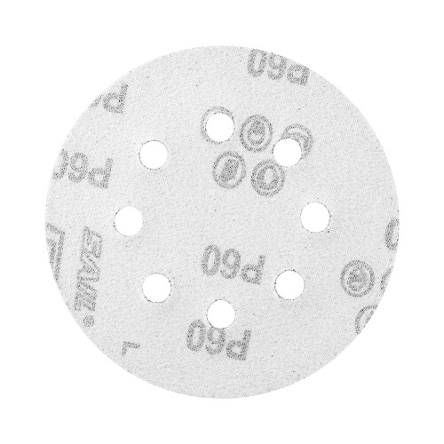 125mm Polishig Discs Red Sanding Discs 8 Hole Grit Sand Papers(60#) 2