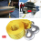 Car Tow Cable Heavy Duty Trailer Rope Towing Pull Rope Strap Hooks 2