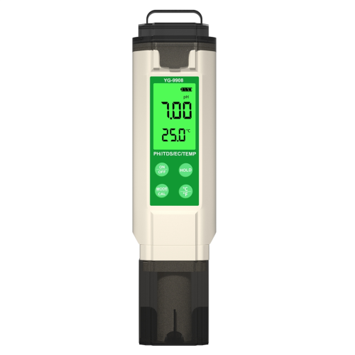 PH Meter Hydroponic Water Quality Tester LCD Backlight Thermometer