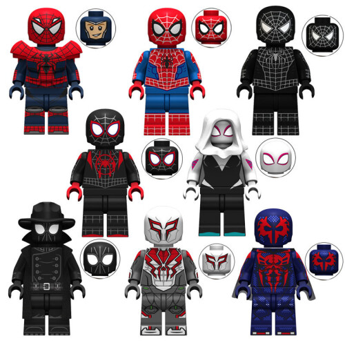 Shadow Spider 18 building block minifigure set small particle assembly doll toy 1