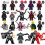 Shadow Spider 18 building block minifigure set small particle assembly doll toy 1