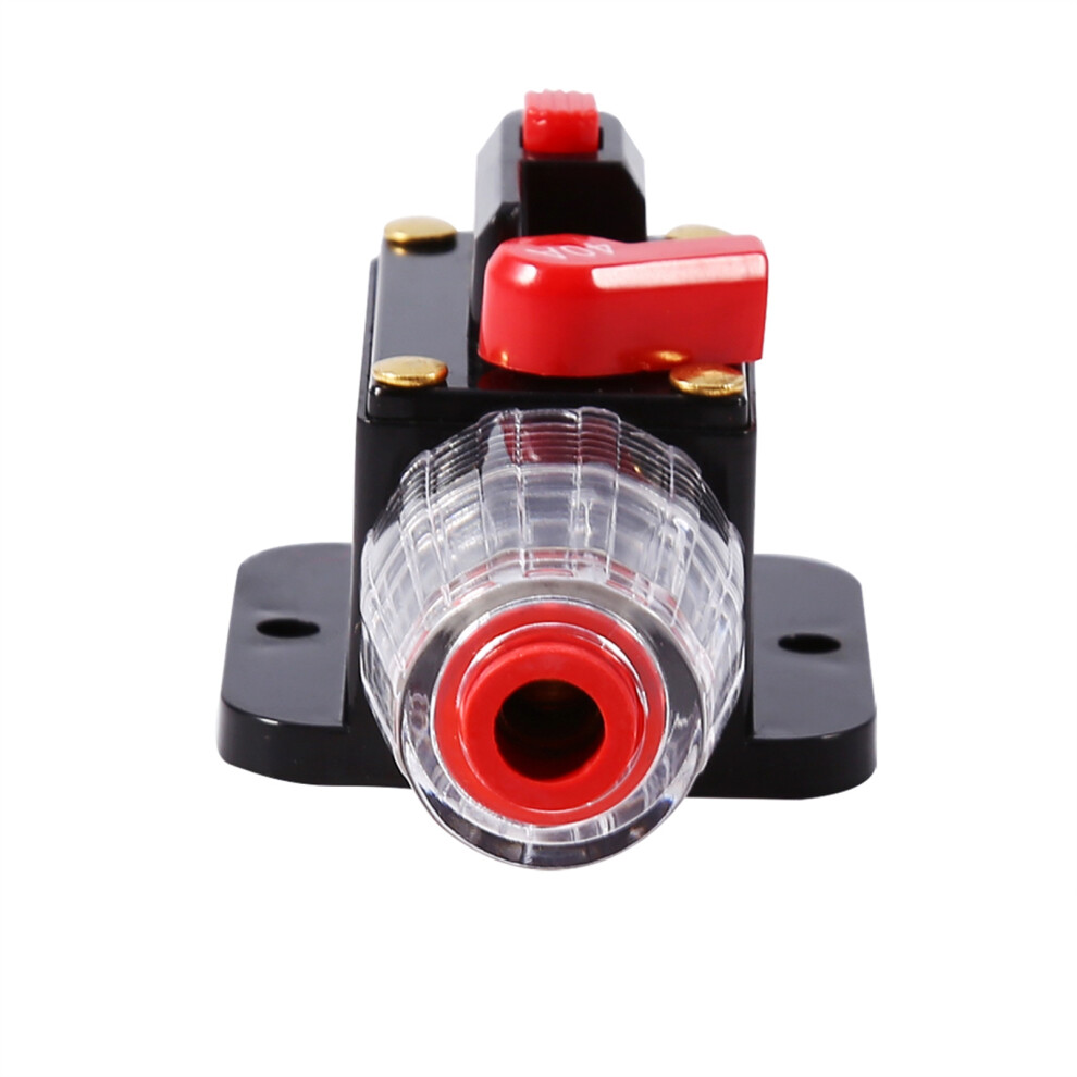 1Pc 12V Dc 40A Circuit Breaker Reset Fuse Resettable Convenient Easy Use For Car 4961324467374