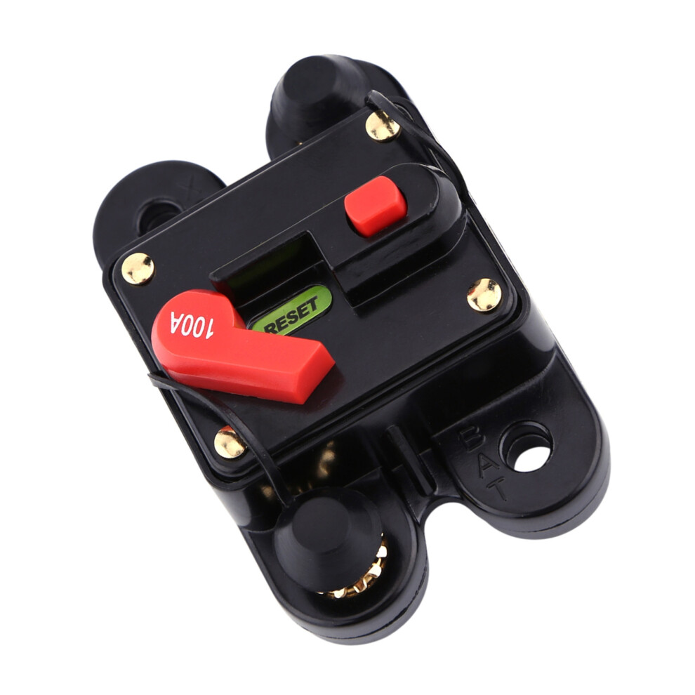 Dc12v Disconnector Circuit Breaker For Car Marine Boat Bike Stereo Audio Reset Fuse(100A) 8341324467547