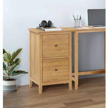 Hallowood Furniture Aston Two Drawer Filing Cabinet