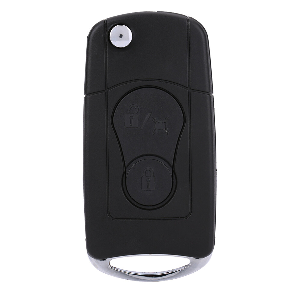 Flip Folding Remote 2 Buttons Car Key Fob Shell Case For Ssangyong Actyon Kyron Rexton 9481324467846