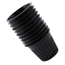 10pcs Heavy Duty Mesh Pot Net Cup Basket Hydroponic Plant Grow Clone Black