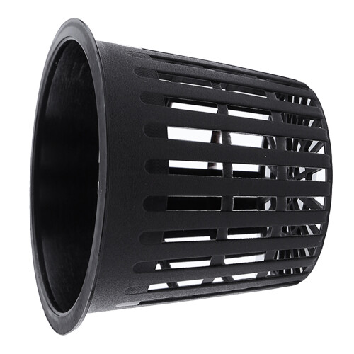 10pcs Heavy Duty Mesh Pot Net Cup Basket Hydroponic Plant Grow Clone Black 2